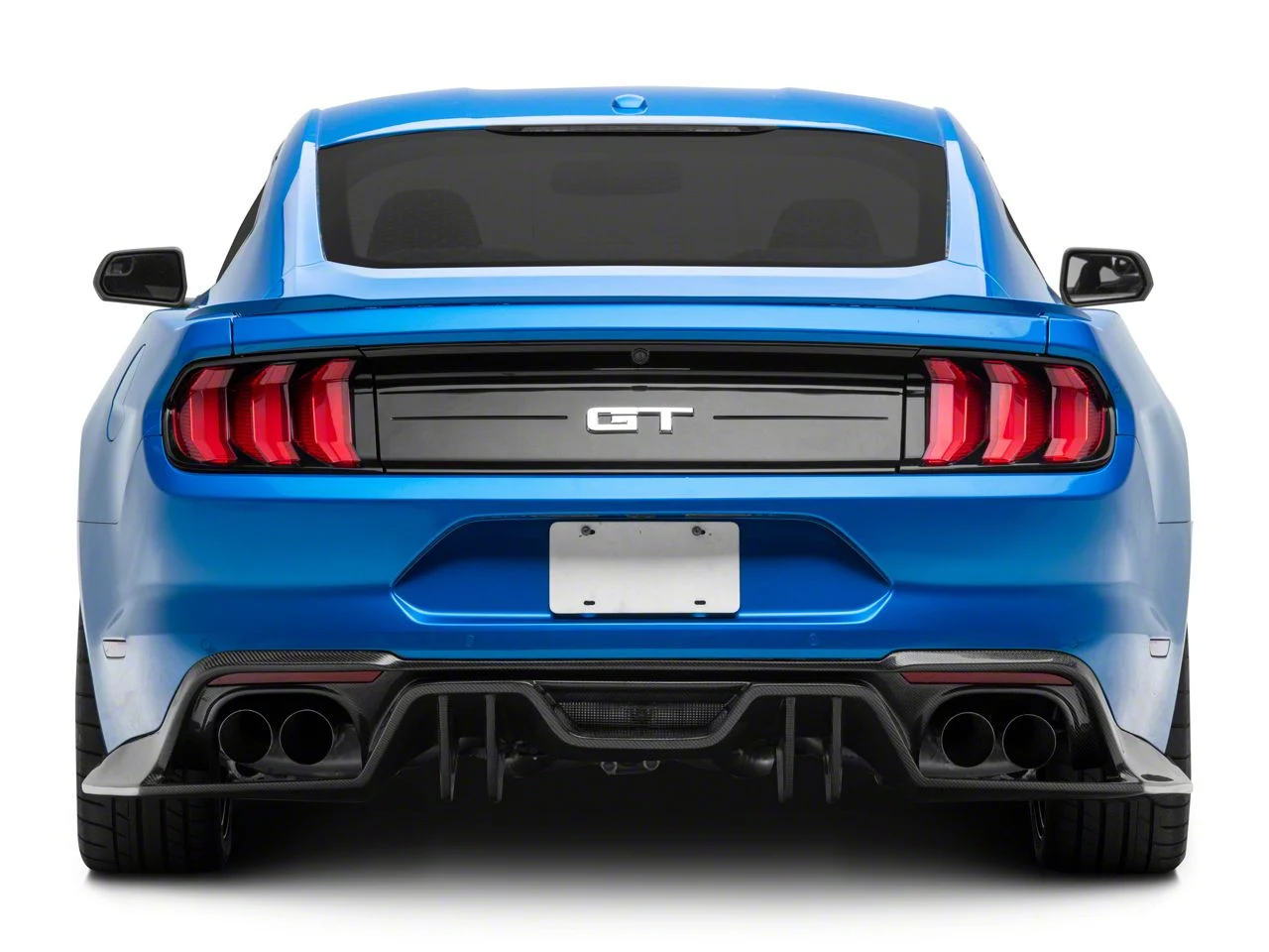 Anderson Composites Type-AR Rear Valance; Carbon Fiber (18-23 Mustang GT, EcoBoost)