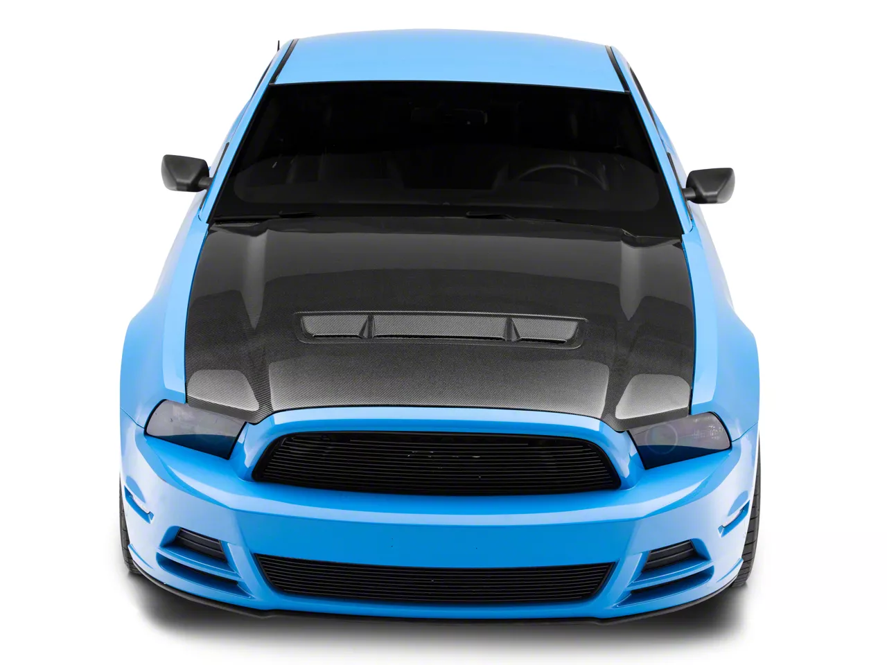 Anderson Composites Type-GT Hood; Carbon Fiber (13-14 Mustang GT, V6; 10-14 Mustang GT500)