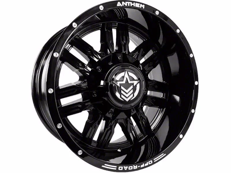 Anthem Off-Road Equalizer Gloss Black 6-Lug Wheel; 18x9; 0mm Offset (07-14 Yukon)