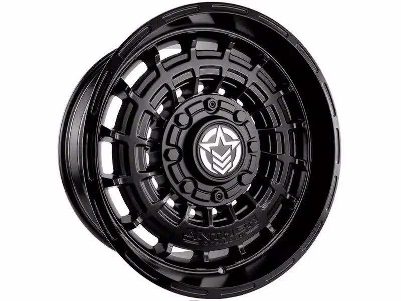 Anthem Off-Road Viper Satin Black 8-Lug Wheel; 18x9; 0mm Offset (07-10 Silverado 2500 HD)