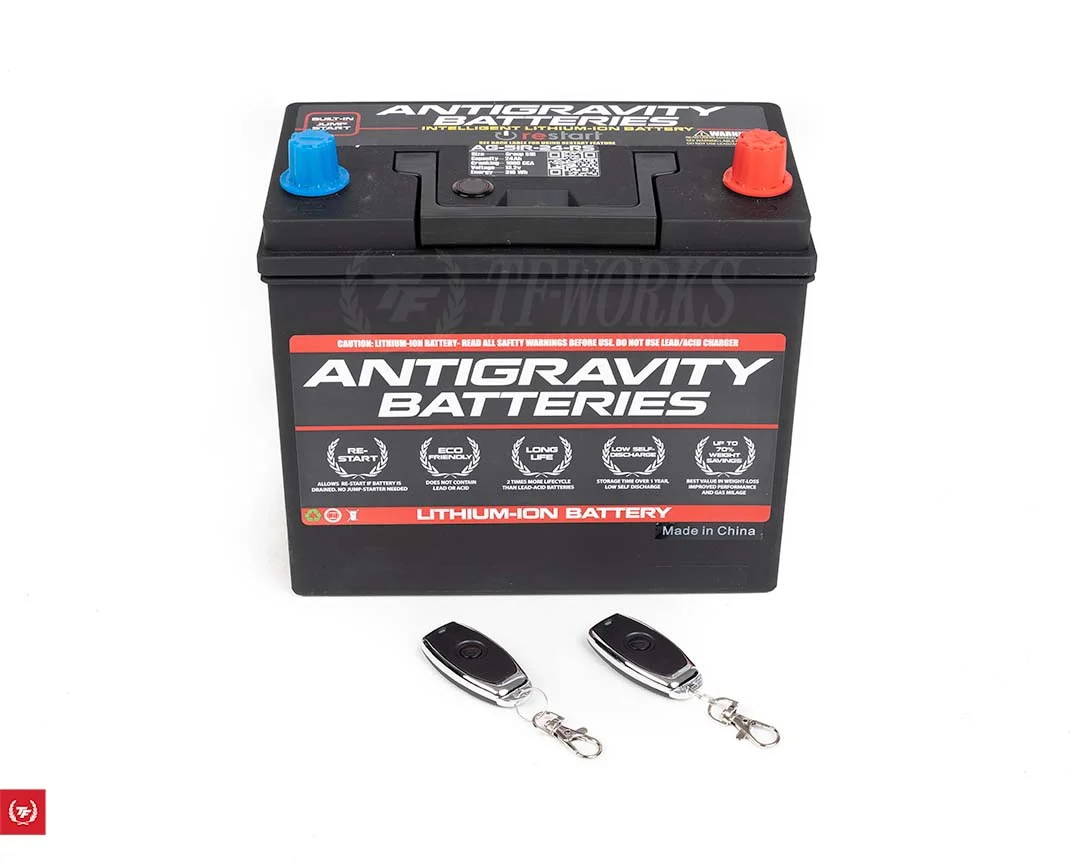 Antigravity Group-75/78 Re-Start Lithium Car Battery - 24Ah (8.5lbs / 1000CA) - Race Only