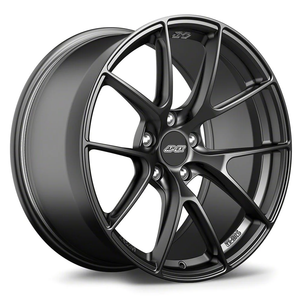 APEX VS-5RS Satin Black Wheel; Rear Only; 19x11; 35mm Offset (16-24 Camaro)