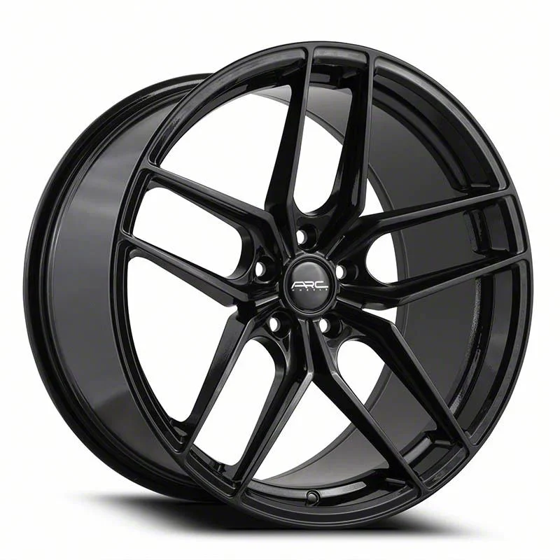ARC AR15 Black Wheel; Rear Only; 20x10; 43mm Offset (08-23 RWD Challenger, Excluding Widebody)