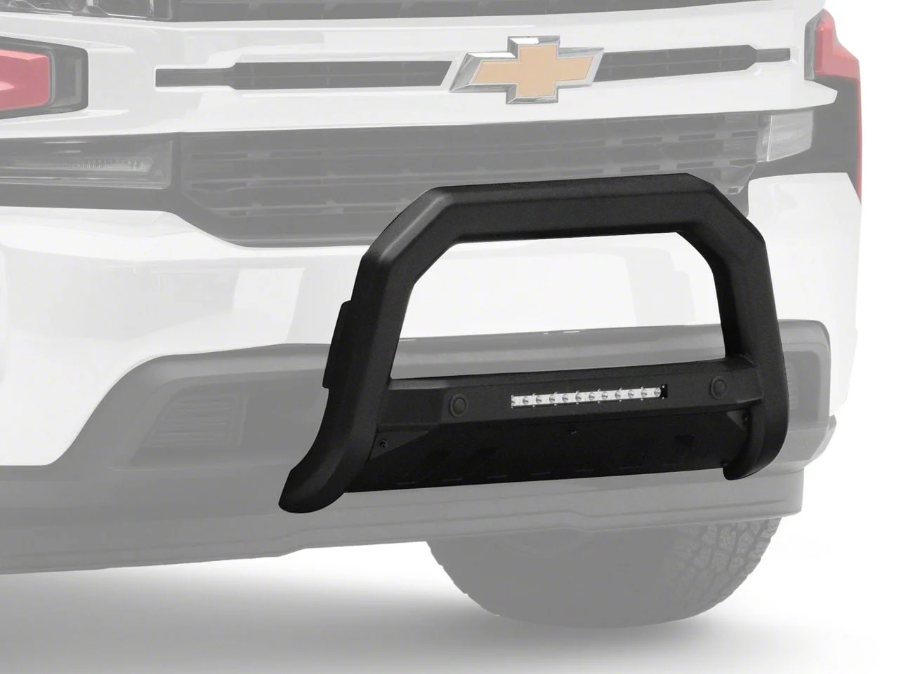 AR-T Series Bull Bar; Matte Black (19-26 Sierra 1500 w/ Parking Sensors)