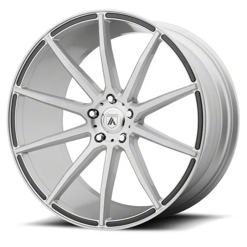 Asanti Aries Brushed Silver Wheel; 22x9; 15mm Offset (06-10 RWD Charger)