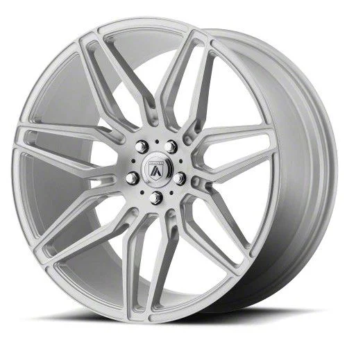 Asanti Sirius Brushed Silver with Carbon Fiber Insert Wheel; 22x9; 15mm Offset (06-10 RWD Charger)