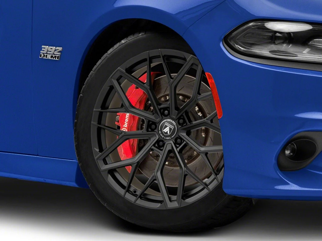 Asanti Mogul Satin Black Wheel; 20x12; 6mm Offset (20-23 Charger Widebody)
