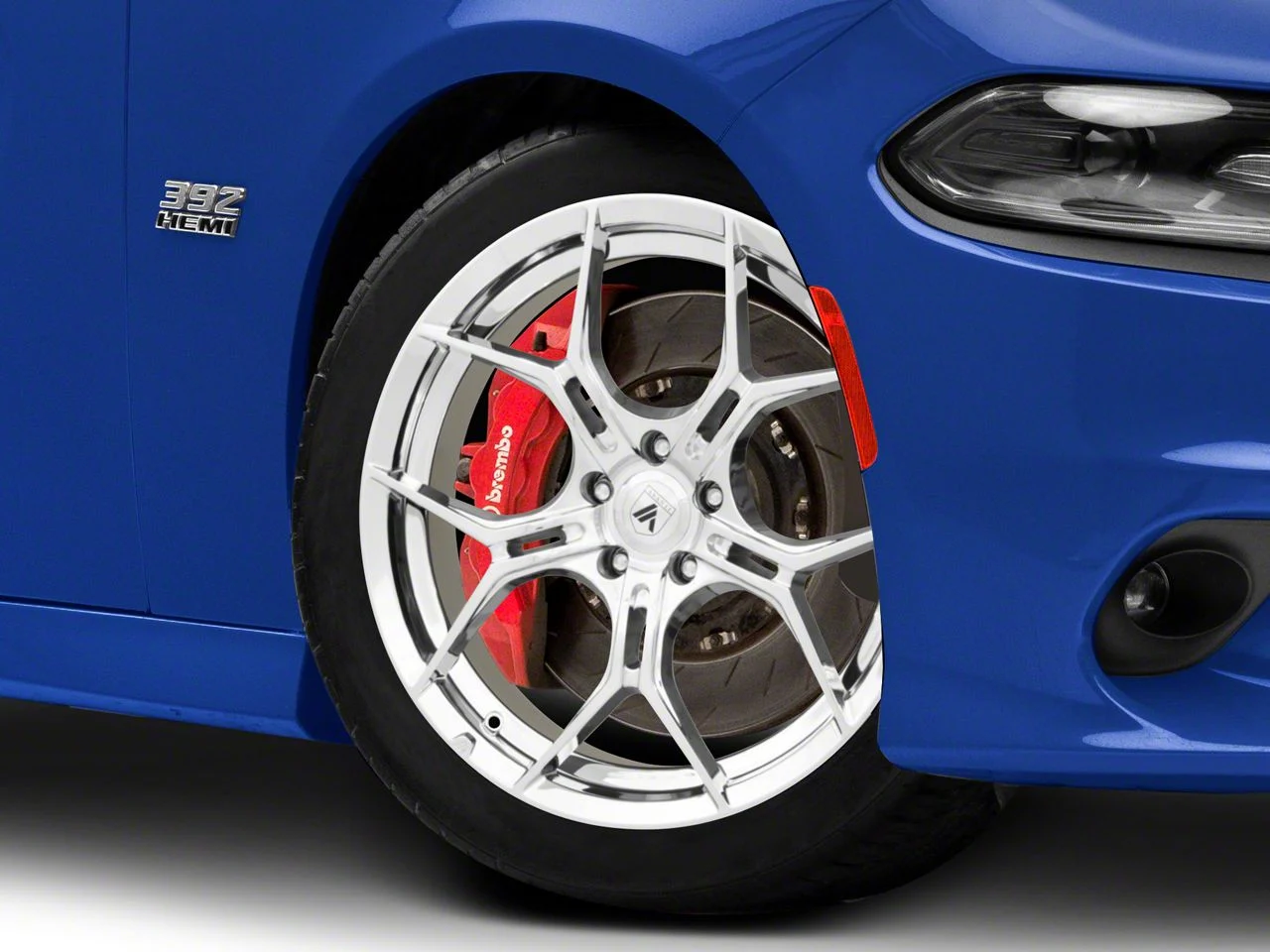 Asanti Monarch Chrome Wheel; 22x9; 15mm Offset (11-23 RWD Charger, Excluding Widebody)