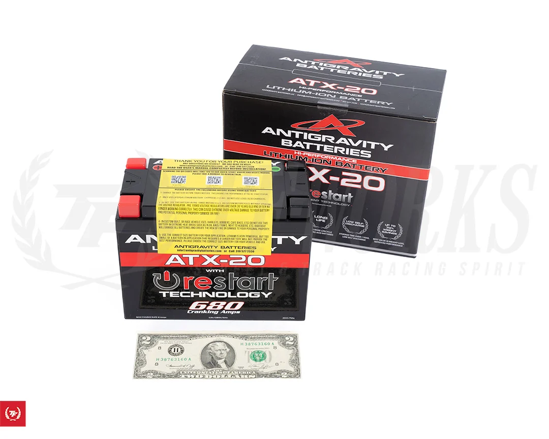 Antigravity ATX20-RS Lithium Battery - 20AH (3.80lbs / 680CA)