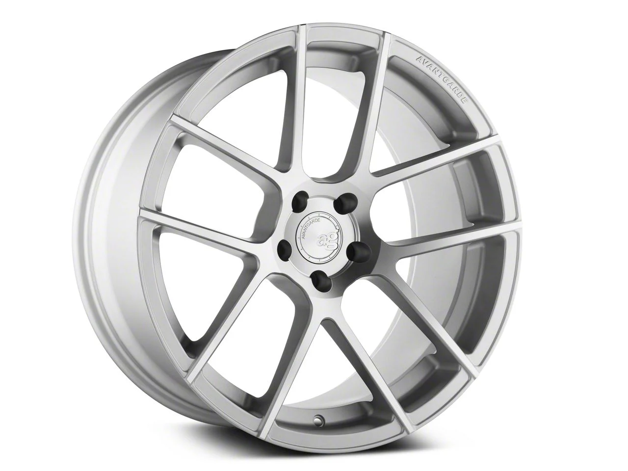 Avant Garde M510 Satin Silver Wheel; Rear Only; 19x9.5; 40mm Offset (10-14 Mustang)