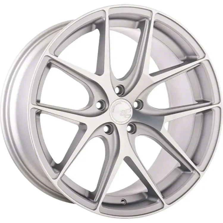 Avant Garde M580 Satin Silver Wheel; Rear Only; 20x10; 43mm Offset (10-14 Mustang)