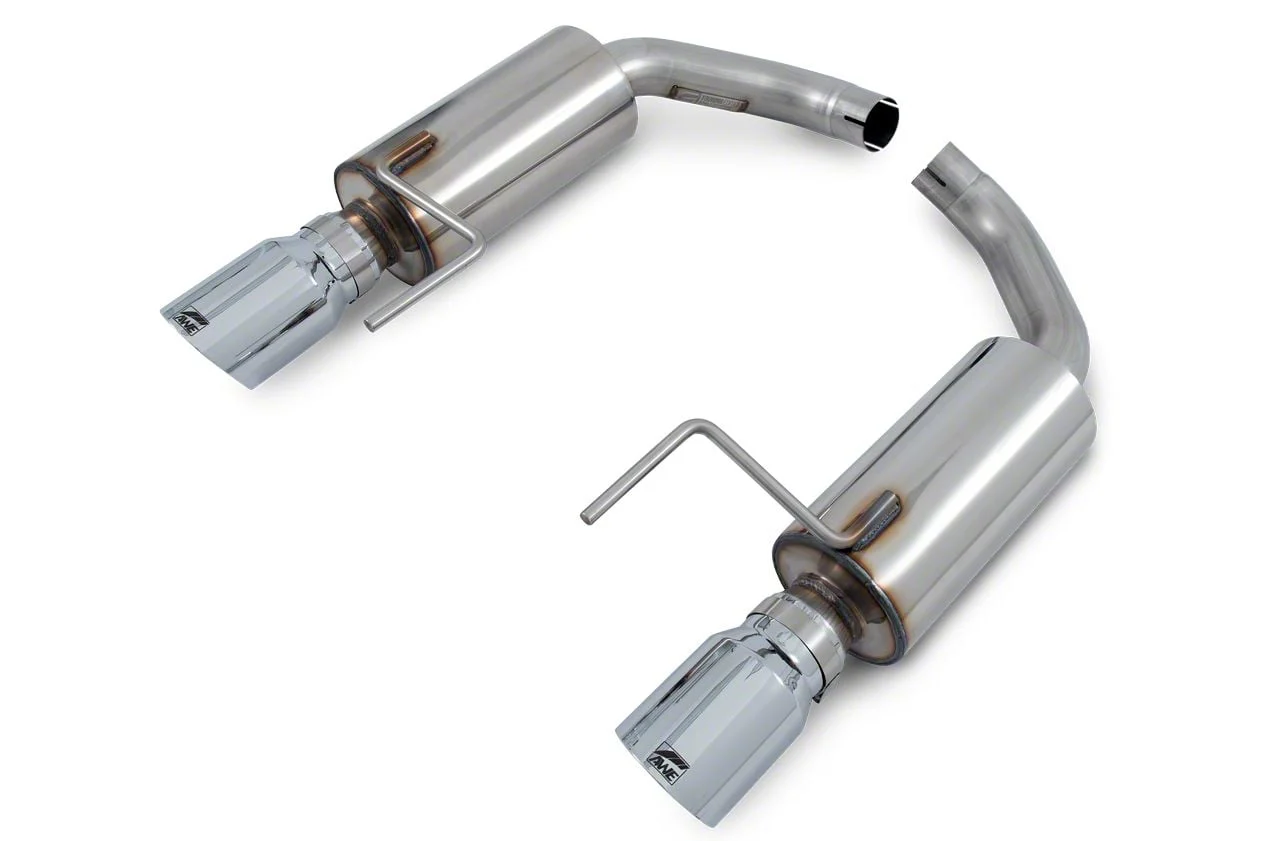 AWE Touring Edition Axle-Back Exhaust with Chrome Silver Tips (15-23 Mustang EcoBoost w/o Active Exhaust)