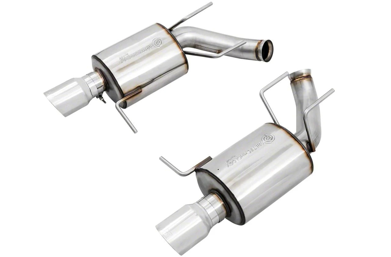 AWE Touring Edition Axle-Back Exhaust with Chrome Silver Tips (11-14 Mustang GT; 11-12 Mustang GT500)