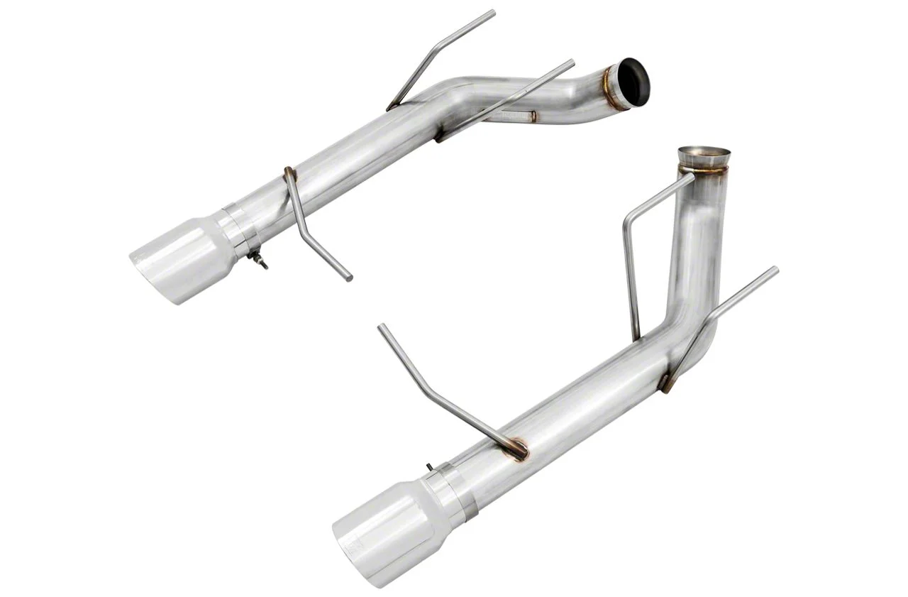 AWE Track Edition Axle-Back Exhaust with Chrome Silver Tips (11-14 Mustang GT; 11-12 Mustang GT500)