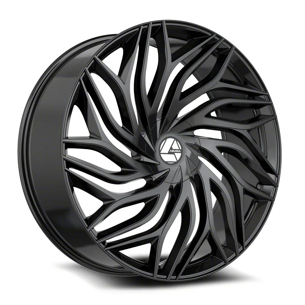 Azara AZA-537 Gloss Black Wheel; 20x8.5; 35mm Offset (24-26 Mustang)