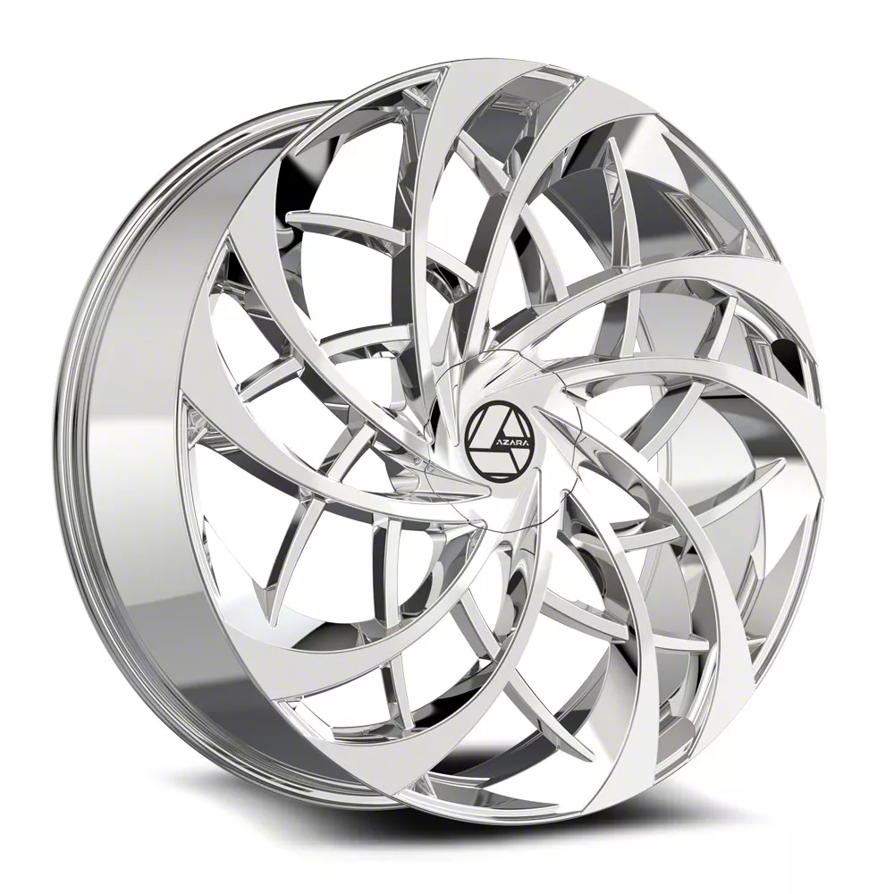Azara AZA-540 Nano Chrome Wheel; 20x8.5; 35mm Offset (15-23 Mustang GT w/o Performance Pack, EcoBoost, V6)