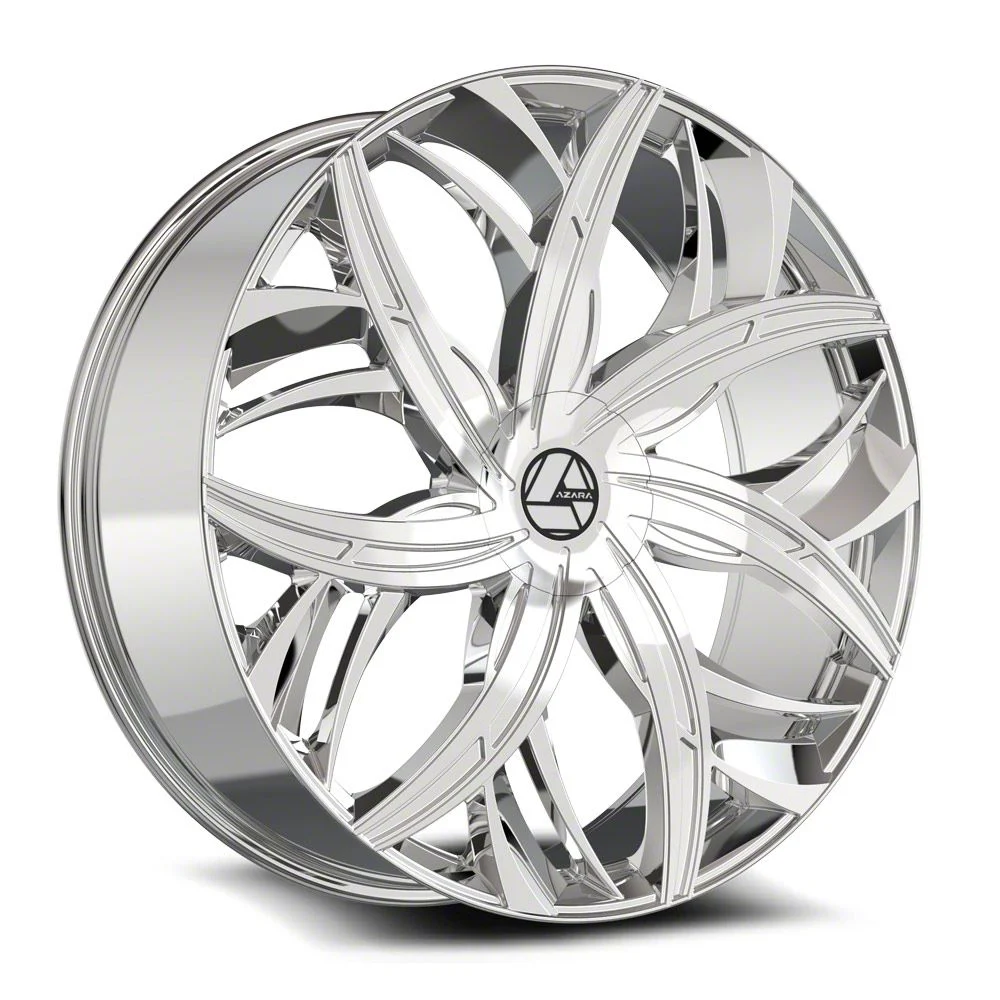 Azara AZA-541 Nano Chrome Wheel; 20x8.5; 35mm Offset (15-23 Mustang GT w/o Performance Pack, EcoBoost, V6)