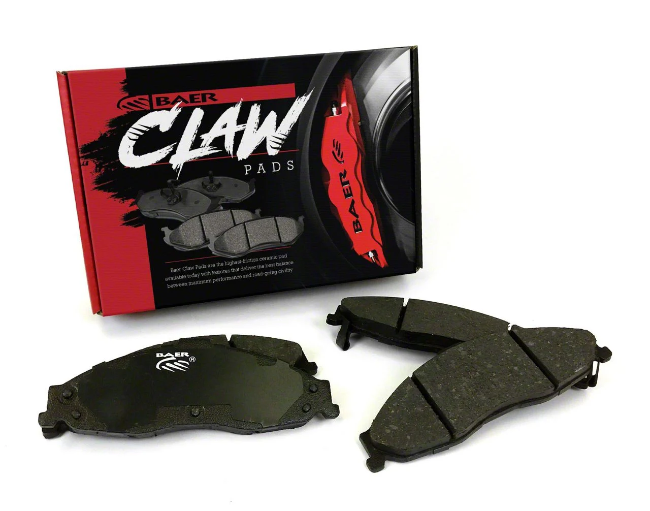 Baer Claw Ceramic Brake Pads; Front Pair (15-19 Corvette C7 Grand Sport & Z06 w/o Z07 Brake Package)