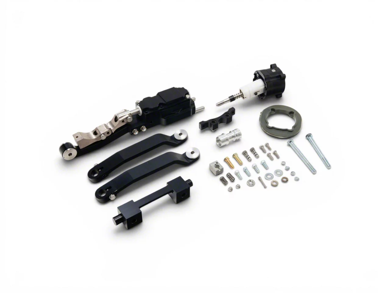 Barton Hybrid 3 Short Throw Shifter with Brushed Pull Up Collar; MT-82 (15-26 Mustang GT)