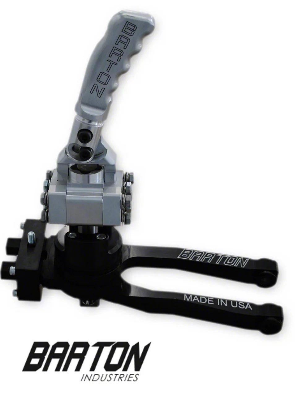 Barton Short Throw Shifter with Brushed Pistol Grip Handle; TR-6060 (09-23 V8 HEMI Challenger)