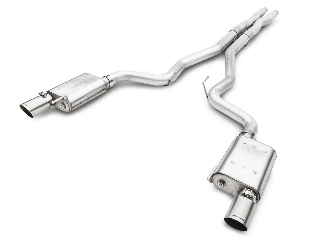 BBK Varitune Cat-Back Exhaust with X-Pipe (15-17 Mustang GT Fastback)