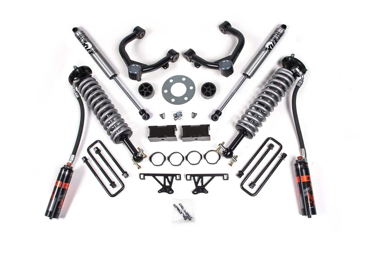 BDS 3.50-Inch Suspension Lift Kit with FOX 2.5 Performance Elite Coil-Overs and 2.5 Performance Elite Shocks (19-24 4WD Silverado 1500, Excluding Trail Boss)