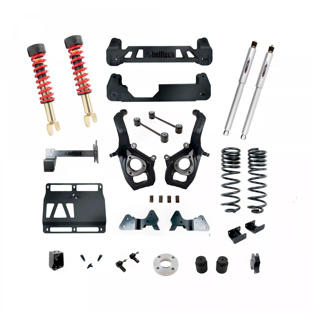 Belltech 6 to 8-Inch Suspension Lift Kit with Trail Performance Coil-Overs and Shocks (19-24 4WD RAM 1500 w/o Air Ride, Excluding EcoDiesel, eTorque & TRX)
