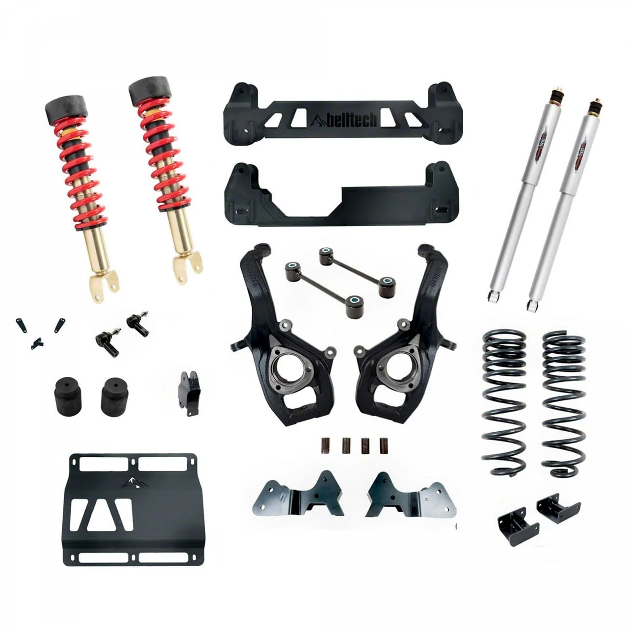 Belltech 6 to 9-Inch Suspension Lift Kit with Trail Performance Coil-Overs and Shocks (19-24 2WD RAM 1500 w/o Air Ride & eTorque, Excluding EcoDiesel)