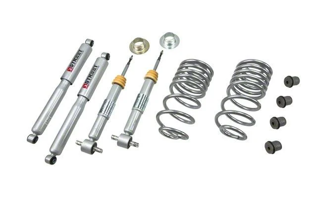 Belltech Lowering Kit with Street Performance Shocks; 0 to 2-Inch Front / 2-Inch Rear (07-13 Yukon w/o Autoride)
