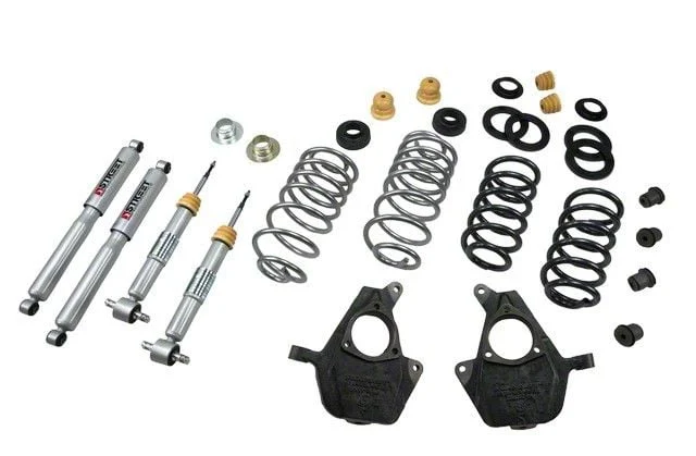 Belltech Lowering Kit with Street Performance Shocks; 3 to 4-Inch Front / 3 to 4-Inch Rear (07-13 Yukon w/o Autoride)