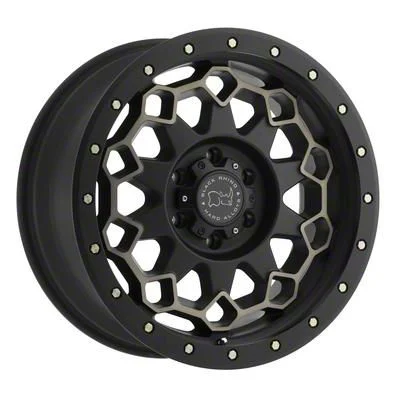 Black Rhino Diamante Matte Black Machined with Dark Matte Tint 5-Lug Wheel; 20x9; 0mm Offset (02-08 RAM 1500, Excluding Mega Cab)