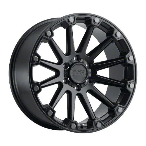 Black Rhino Pinnacle Semi Gloss Black 5-Lug Wheel; 20x9; 2mm Offset (02-08 RAM 1500, Excluding Mega Cab)