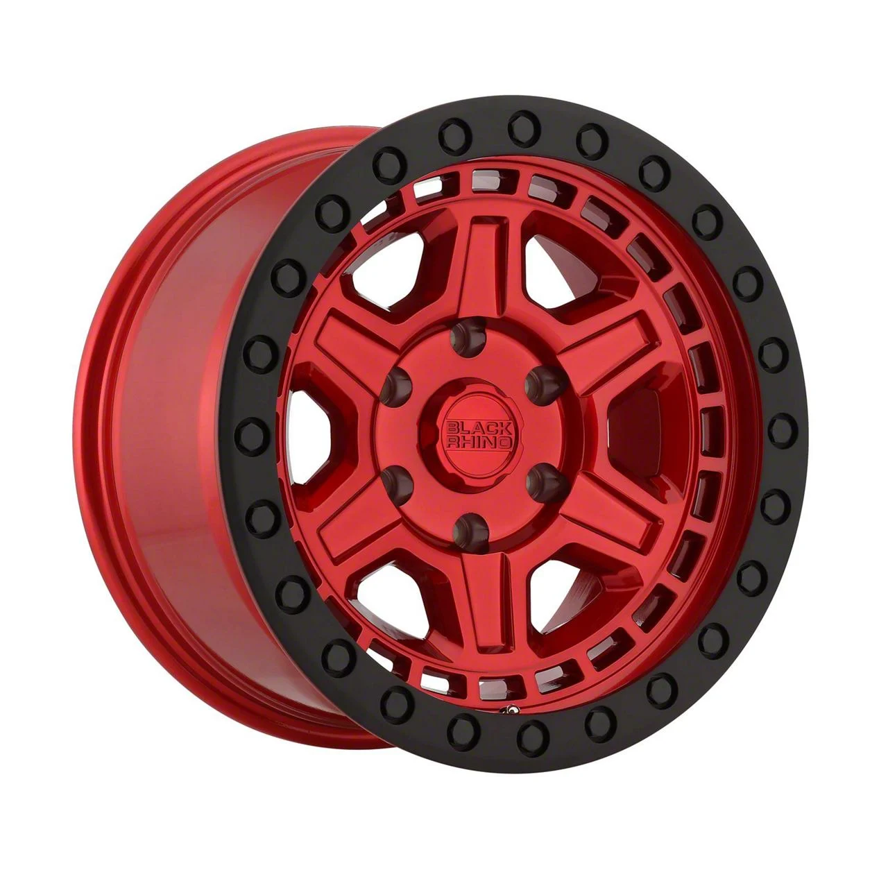 Black Rhino Reno Candy Red 5-Lug Wheel; 17x9; 0mm Offset (02-08 RAM 1500, Excluding Mega Cab)