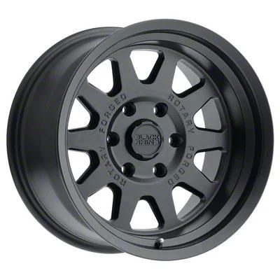 Black Rhino Stadium Matte Black 5-Lug Wheel; 17x9; 0mm Offset (02-08 RAM 1500, Excluding Mega Cab)
