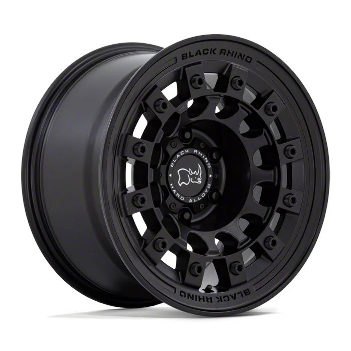 Black Rhino Fuji Matte Black 6-Lug Wheel; 17x8; 38mm Offset (07-13 Sierra 1500)