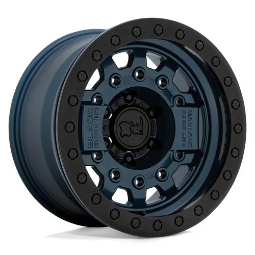 Black Rhino Avenger Beadlock Navy Blue 6-Lug Wheel; 17x8.5; 0mm Offset (07-14 Tahoe)