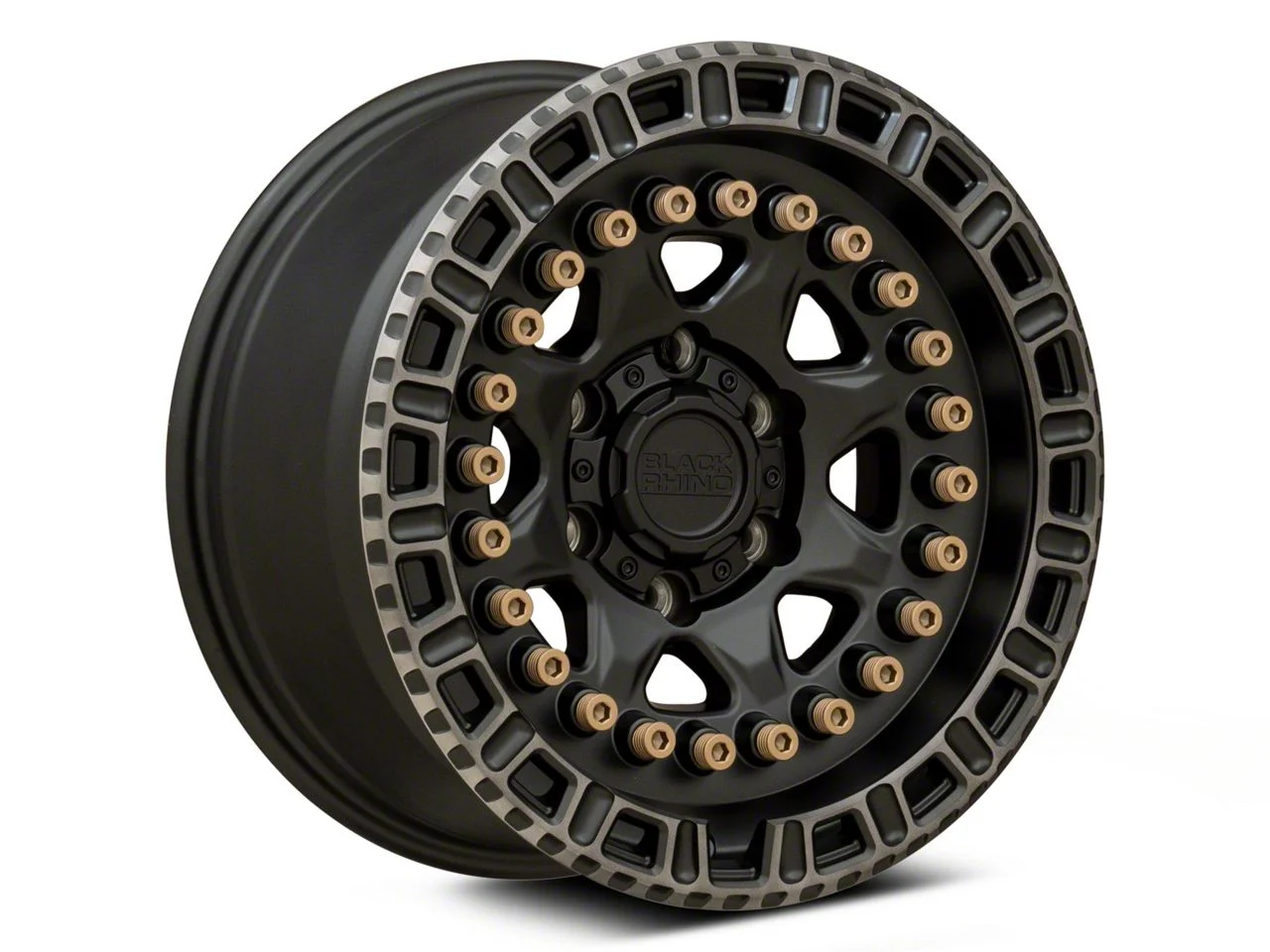 Black Rhino Carbine Matte Black with Machined Tinted Ring 6-Lug Wheel; 17x8.5; 0mm Offset (07-14 Tahoe)