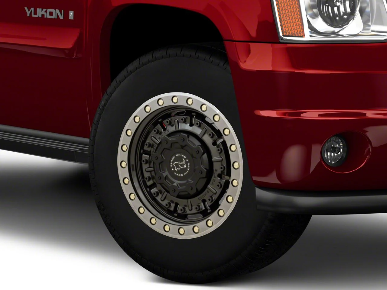 Black Rhino Abrams Gloss Gunblack with Machined Dark Tint 6-Lug Wheel; 18x9.5; -18mm Offset (07-14 Yukon)