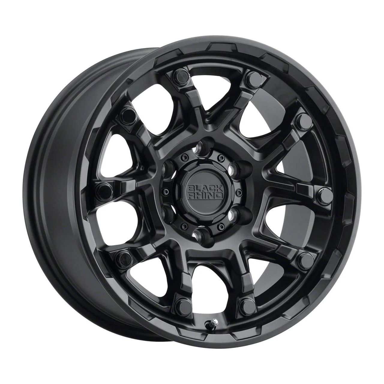Black Rhino Ark Matte Black 6-Lug Wheel; 17x8.5; 0mm Offset (07-14 Yukon)
