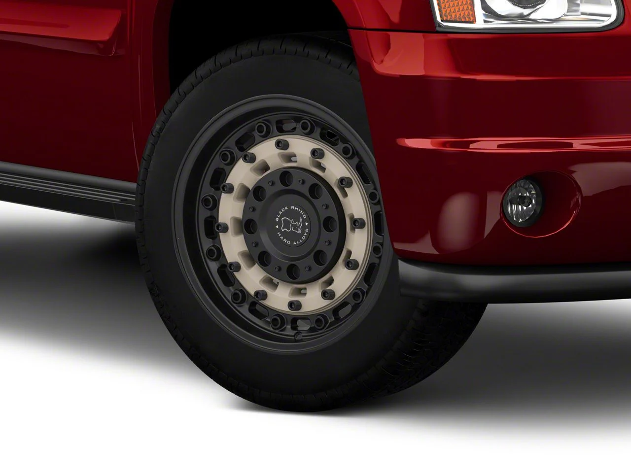 Black Rhino Arsenal Sand on Black 6-Lug Wheel; 20x12; -44mm Offset (07-14 Yukon)