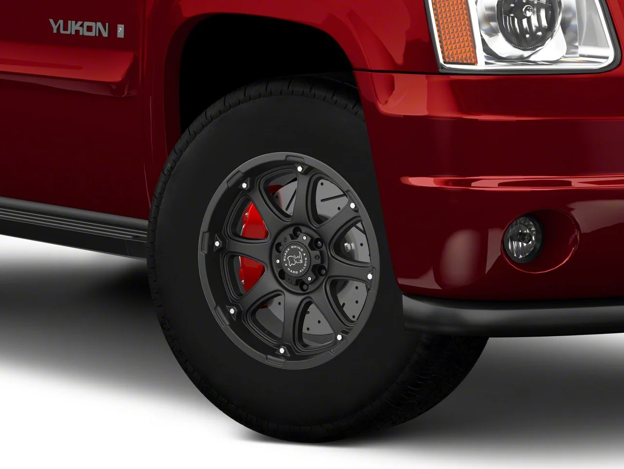 Black Rhino Glamis Matte Black 6-Lug Wheel; 17x9; 12mm Offset (07-14 Yukon)