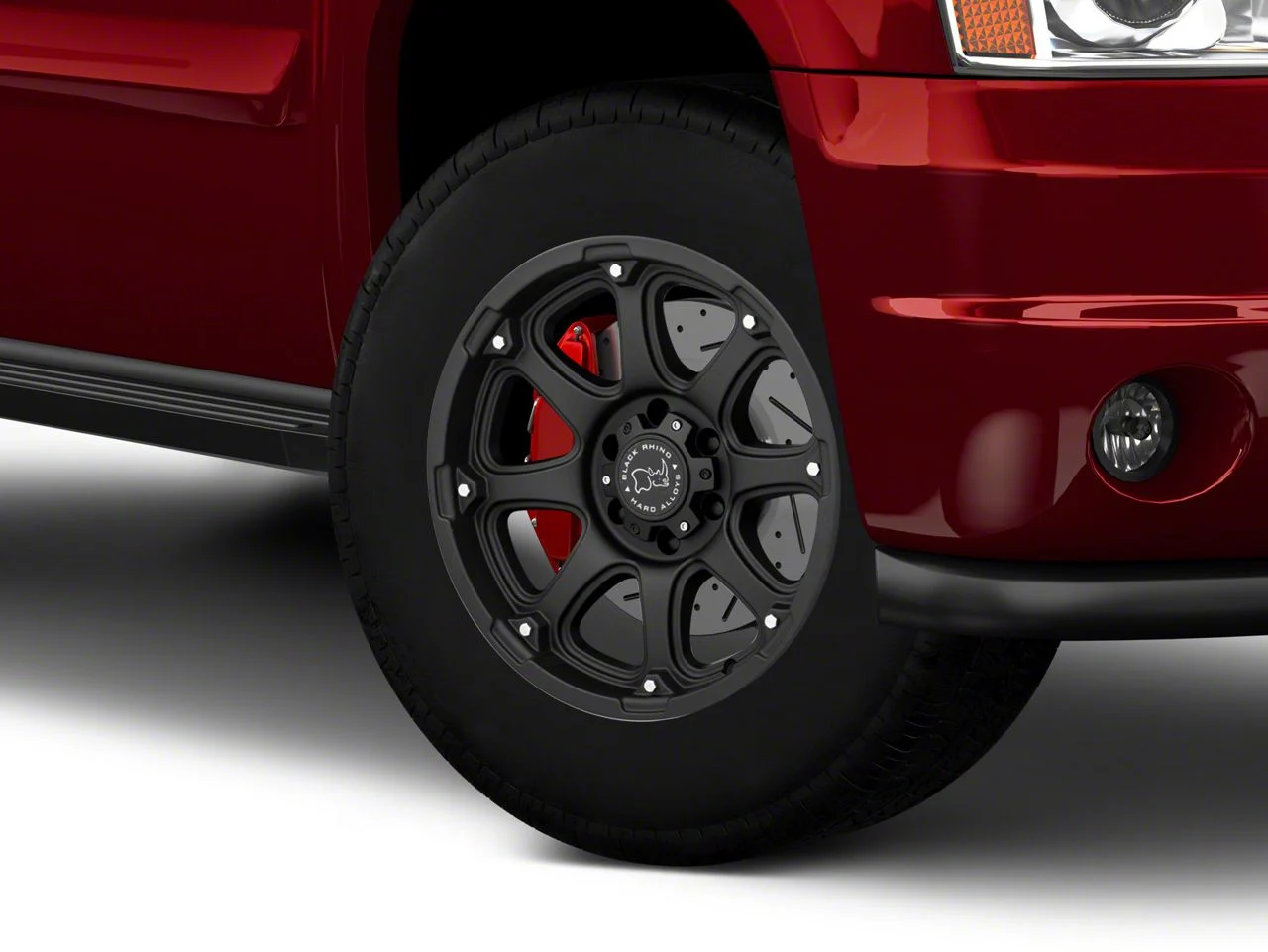 Black Rhino Glamis Matte Black 6-Lug Wheel; 18x9; 12mm Offset (07-14 Yukon)