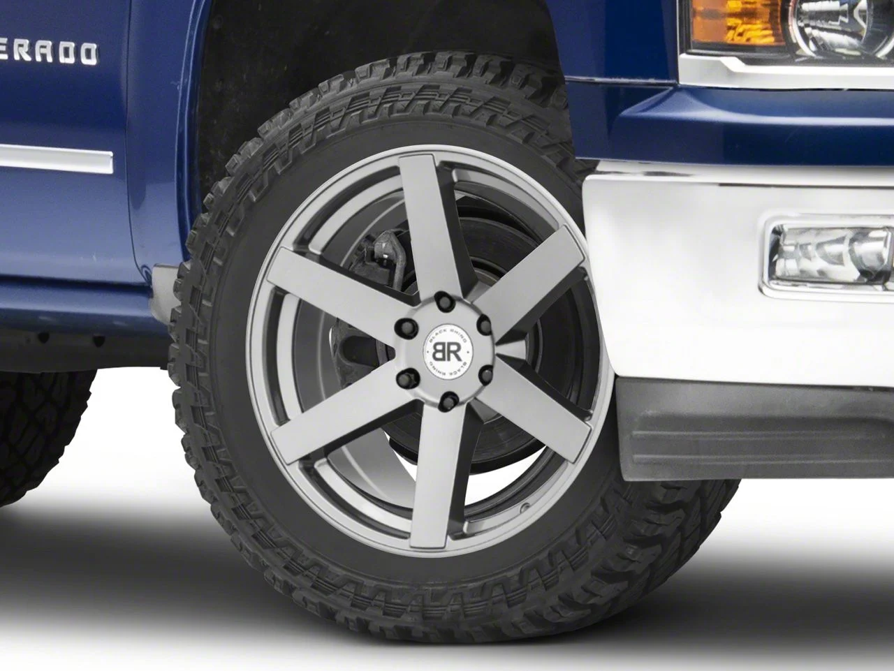 Black Rhino Karoo Gloss Gunmetal 6-Lug Wheel; 22x10; 20mm Offset (07-14 Yukon)