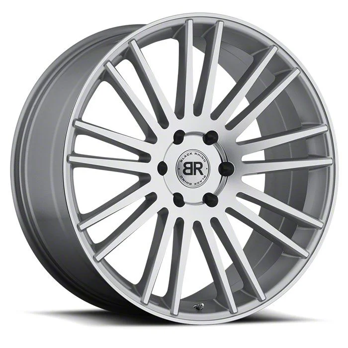 Black Rhino Kruger Silver 6-Lug Wheel; 22x9.5; 10mm Offset (07-14 Yukon)
