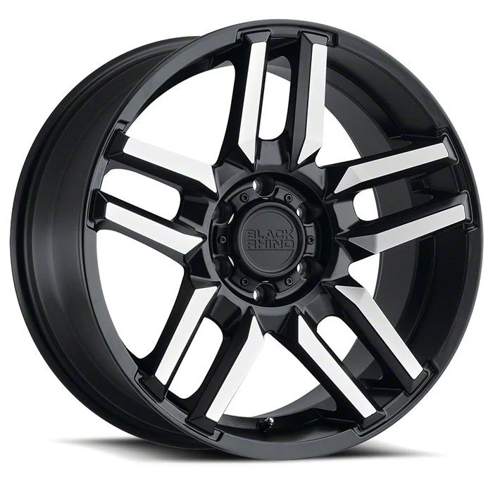 Black Rhino Mesa Matte Black Machined 6-Lug Wheel; 18x9; 12mm Offset (07-14 Yukon)