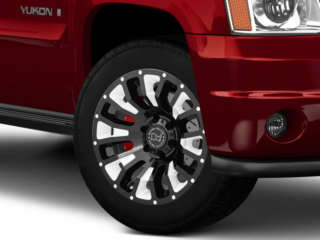 Black Rhino Pinatubo Gloss Black Milled 6-Lug Wheel; 20x9.5; 6mm Offset (07-14 Yukon)