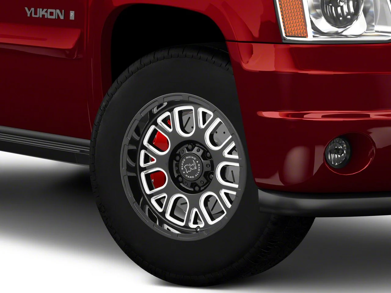 Black Rhino Pismo Gloss Black Milled 6-Lug Wheel; 18x9.5; -18mm Offset (07-14 Yukon)
