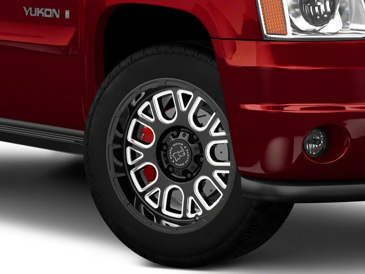 Black Rhino Pismo Gloss Black Milled 6-Lug Wheel; 20x9.5; -18mm Offset (07-14 Yukon)