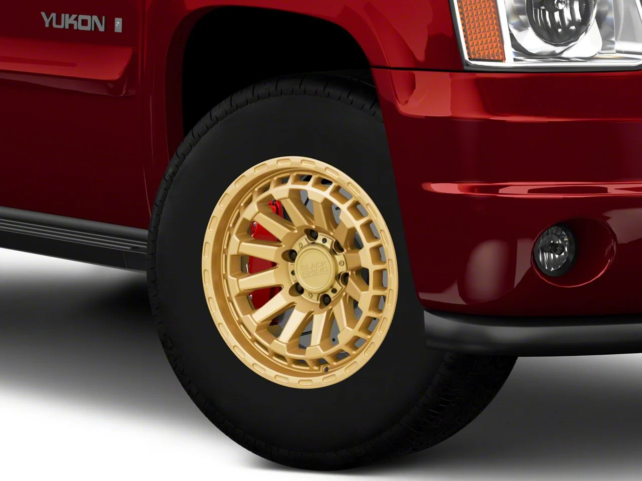 Black Rhino Raid Gold 6-Lug Wheel; 17x8.5; 0mm Offset (07-14 Yukon)