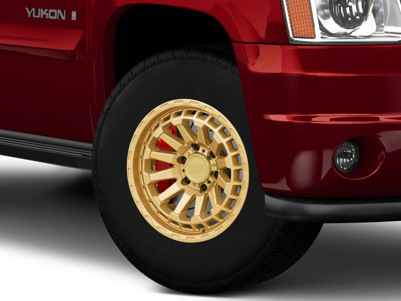 Black Rhino Raid Gold 6-Lug Wheel; 17x8.5; -18mm Offset (07-14 Yukon)